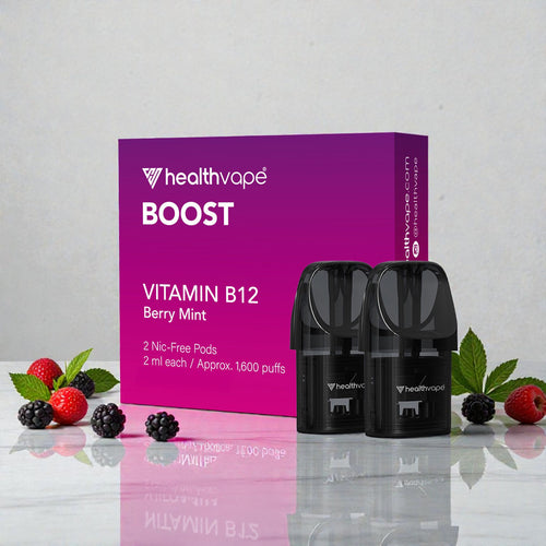 Berry Mint Flavored Vitamin B12 Pods
