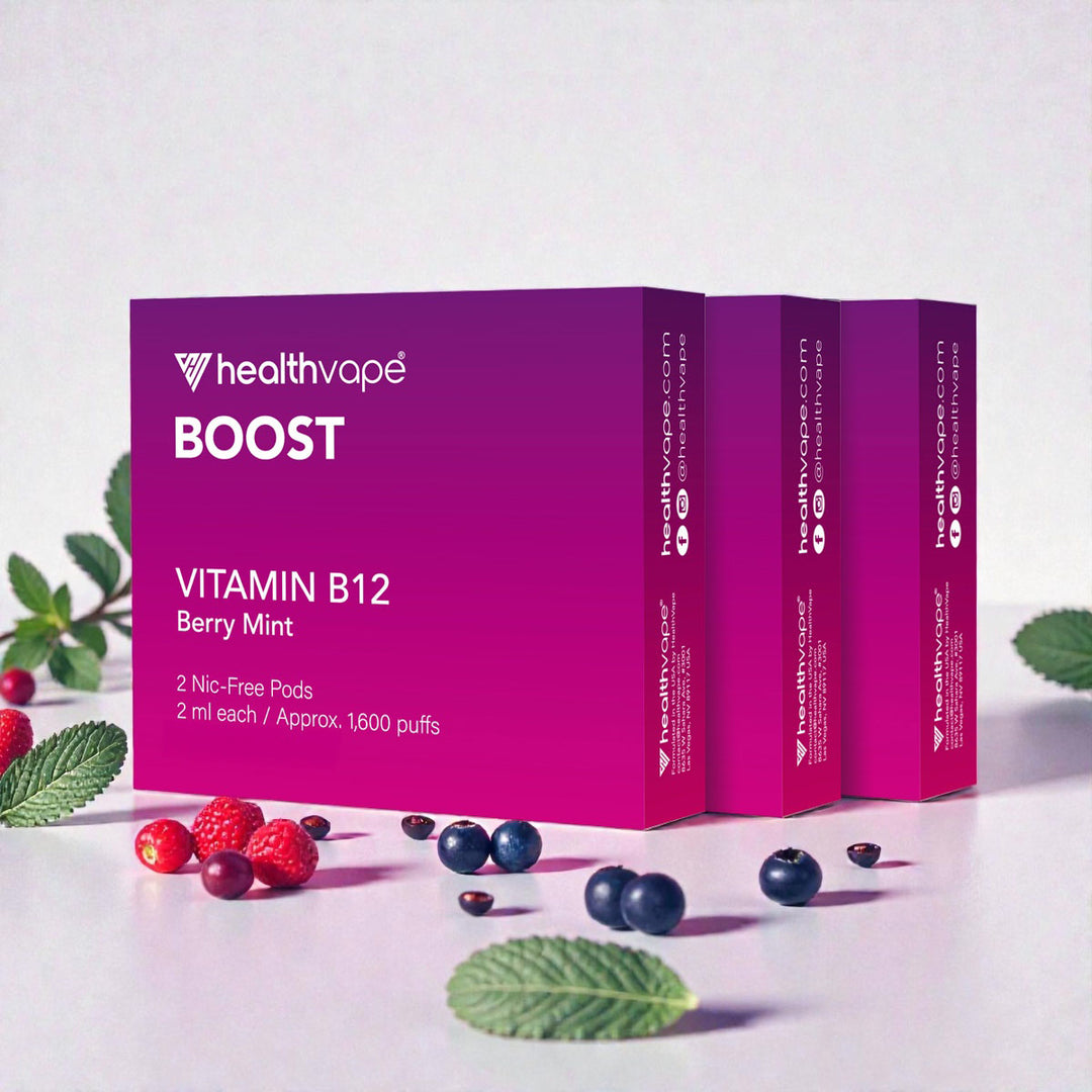 Berry Mint Flavored Vitamin B12 Pods