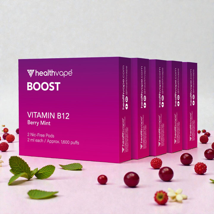 Berry Mint Flavored Vitamin B12 Pods